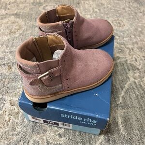 Stride Rite Kids Mauve Ankle Boots